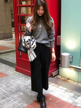 「la.f...」｜「アイテム（パンツ）」を使った、LAUTREAMONT CO. ONLINE SHOP ZOZOTOWNさん（レディース・160cm）の冬コーディネート