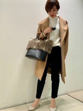 「LAUTREAMONT（ロートレアモン）のアイテム（その他アウター）」を使った、LAUTREAMONT CO. ONLINE SHOP ZOZOTOWNさん（レディース・159cm）の冬コーディネート