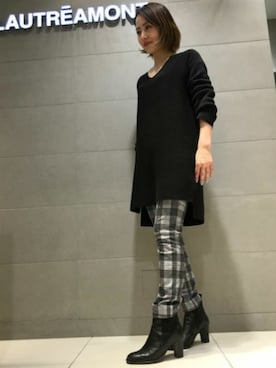 「LAUTREAMONT（ロートレアモン）のアイテム」を使った、LAUTREAMONT CO. ONLINE SHOP ZOZOTOWNさん（レディース・160cm）の冬コーディネート