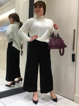 LAUTREAMONT CO. ONLINE SHOP ZOZOTOWNさん（レディース・157cm）の冬コーディネート