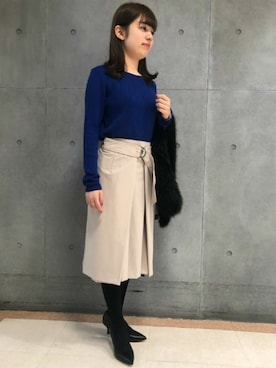 「LAUTREAMONT（ロートレアモン）のアイテム」を使った、LAUTREAMONT CO. ONLINE SHOP ZOZOTOWNさん（レディース・153cm）の冬コーディネート