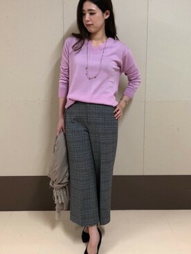 「la.f...」｜「アイテム（アクセサリー）」を使った、LAUTREAMONT CO. ONLINE SHOP ZOZOTOWNさん（レディース・160cm）の春コーディネート