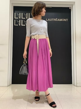 「LAUTREAMONT（ロートレアモン）のアイテム」を使った、LAUTREAMONT CO. ONLINE SHOP ZOZOTOWNさん（レディース・163cm）の春コーディネート