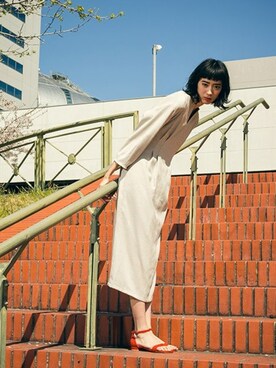 「ナチュラルスタイル」｜LAUTREAMONT CO. ONLINE SHOP ZOZOTOWNさん（レディース・173cm）の春コーディネート