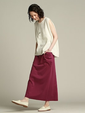 「ナチュラルスタイル」｜LAUTREAMONT CO. ONLINE SHOP ZOZOTOWNさん（レディース・173cm）の夏コーディネート