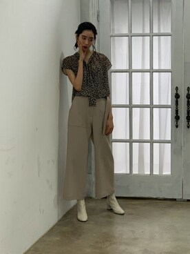 「Droite lautreamont（ドロワットロートレアモン）のアイテム」を使った、LAUTREAMONT CO. ONLINE SHOP ZOZOTOWNさん（レディース・173cm）の夏コーディネート