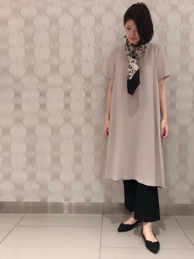 「デニムライク」｜「アイテム（ワンピース/ドレス）」を使った、LAUTREAMONT CO. ONLINE SHOP ZOZOTOWNさん（レディース・166cm）の夏コーディネート