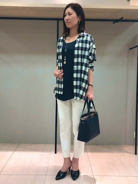 「la.f...」｜LAUTREAMONT CO. ONLINE SHOP ZOZOTOWNさん（レディース・161cm）の夏コーディネート