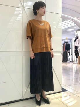 「Vカット」｜LAUTREAMONT CO. ONLINE SHOP ZOZOTOWNさん（レディース・159cm）の夏コーディネート