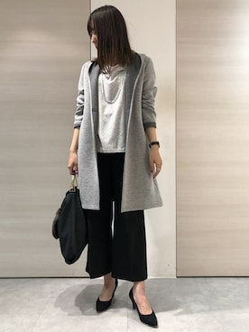 「おとなコーデ」｜「アイテム（その他アウター）」を使った、LAUTREAMONT CO. ONLINE SHOP ZOZOTOWNさん（レディース・166cm）の秋コーディネート