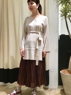 「Droite lautreamont（ドロワットロートレアモン）のアイテム」を使った、LAUTREAMONT CO. ONLINE SHOP ZOZOTOWNさん（レディース・168cm）の秋コーディネート