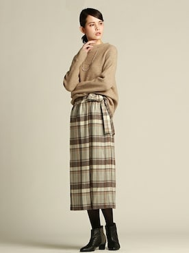 「Pao de lo（パオデロ）のアイテム」を使った、LAUTREAMONT CO. ONLINE SHOP ZOZOTOWNさん（レディース・173cm）の秋コーディネート