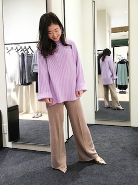 「LAUTREAMONT（ロートレアモン）のアイテム」を使った、LAUTREAMONT CO. ONLINE SHOP ZOZOTOWNさん（レディース・155cm）の冬コーディネート