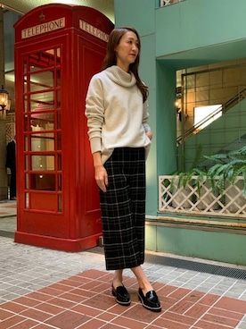 「la.f...」｜LAUTREAMONT CO. ONLINE SHOP ZOZOTOWNさん（レディース・168cm）の冬コーディネート