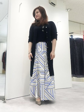 「フレアースカート」｜LAUTREAMONT CO. ONLINE SHOP ZOZOTOWNさん（レディース・163cm）の冬コーディネート