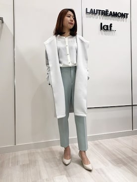 「LAUTREAMONT（ロートレアモン）のアイテム」を使った、LAUTREAMONT CO. ONLINE SHOP ZOZOTOWNさん（レディース・160cm）の冬コーディネート