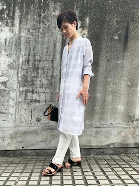 「la.f...」｜LAUTREAMONT CO. ONLINE SHOP ZOZOTOWNさん（レディース・163cm）の夏コーディネート