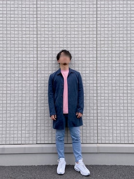 「nano・universe」｜「アイテム（その他アウター）」を使った、MASAさん（メンズ・168cm）の春コーディネート