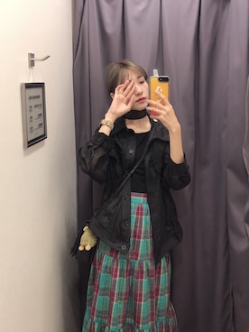 「skirt」｜「アイテム（その他）」を使った、Shih シイ🐰さん（レディース・164cm）の秋コーディネート