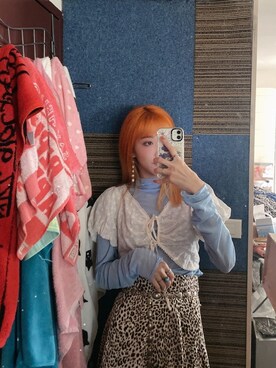 「nice claup」｜「アイテム（その他）」を使った、Shih シイ🐰さん（レディース・164cm）の秋コーディネート