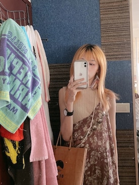 「WEAR」｜「アイテム（その他）」を使った、Shih シイ🐰さん（レディース・164cm）の秋コーディネート