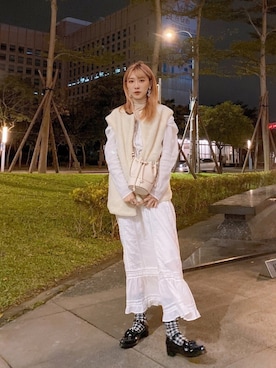 「kastane_ootd」｜「アイテム（ブルゾン）」を使った、Shih シイ🐰さん（レディース・164cm）の秋コーディネート