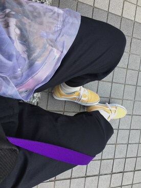 「ムラサキコーデ」｜なりたさん（レディース・166cm）の春コーディネート