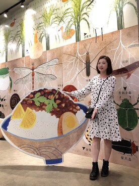 「amai（-）のアイテム」を使った、さな🇹🇼さん（レディース・157cm）の春コーディネート