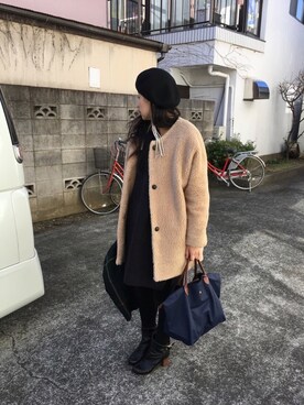 masumiさん（レディース・160cm）の冬コーディネート