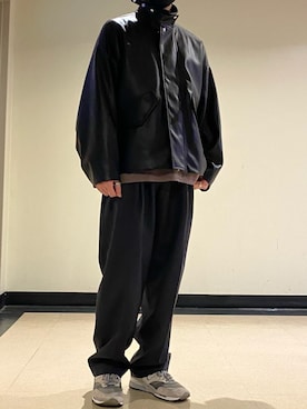 「RYO TAKASHIMA（リョウタカシマ）のアイテム（ブルゾン）」を使った、Natsukiさん（メンズ・173cm）の冬コーディネート