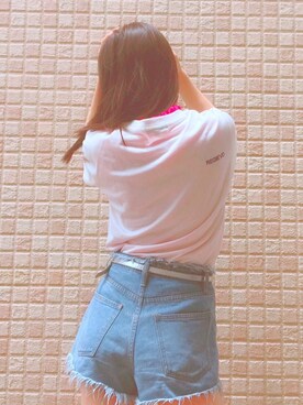 「REGIEVO（レジエボ）のアイテム」を使った、ほりいみゆさん（レディース・160cm）の夏コーディネート