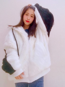 「RE730」｜ほりいみゆさん（レディース・160cm）の秋コーディネート