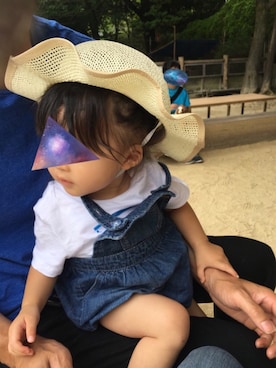「ディーゼル」｜「アイテム（オールインワン・サロペット）」を使った、いとうさん（キッズ・70cm）の夏コーディネート