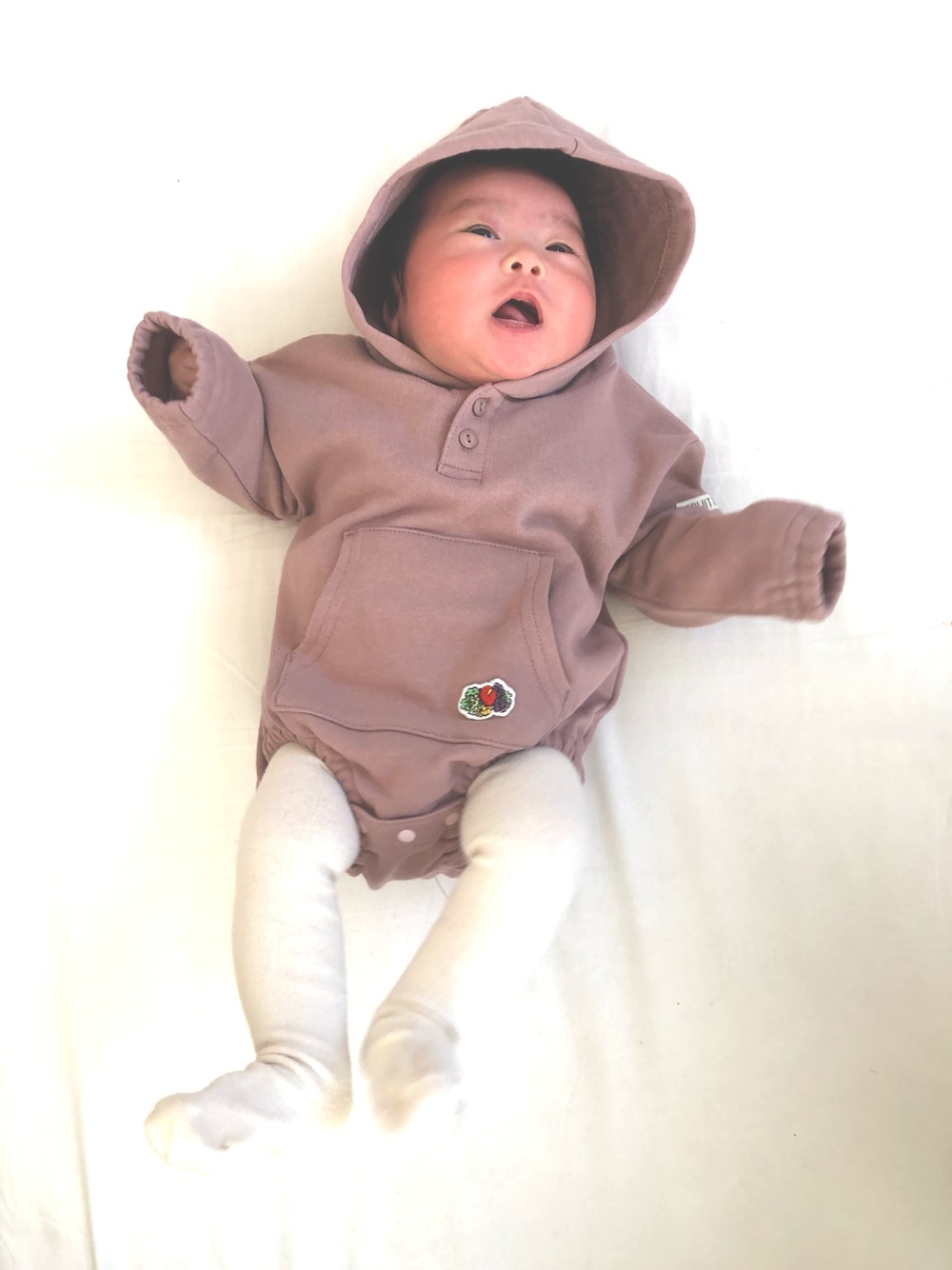 「Birthdayのアイテム（ママ＆ベビー、ピンク系）」を使った、you.さん（キッズ・123cm）の冬コーディネートの1枚目の写真