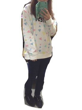 「アベイル」｜「アイテム（スウェット）」を使った、ゆーあさん（レディース・147cm）の秋コーディネート