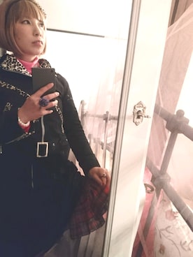 「アイテム（カチューシャ）」を使った、桜沢蘭さん（レディース・153cm・30代）の冬コーディネート