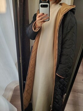 「リエディ」｜「アイテム（ダウンジャケット/コート）」を使った、sante0708さん（レディース・155cm）の冬コーディネート