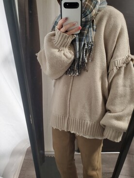「リエディ」｜「アイテム（スニーカー）」を使った、sante0708さん（レディース・155cm）の冬コーディネート