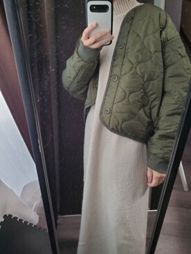 「リエディ」｜「アイテム（その他アウター）」を使った、sante0708さん（レディース・155cm）の冬コーディネート