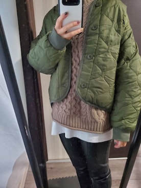 「marle（マルレ）のアイテム（その他アウター）」を使った、sante0708さん（レディース・155cm）の冬コーディネート