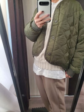 「marle（マルレ）のアイテム（その他アウター）」を使った、sante0708さん（レディース・155cm）の冬コーディネート