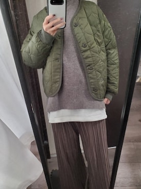 「marle（マルレ）のアイテム（その他アウター）」を使った、sante0708さん（レディース・155cm）の冬コーディネート