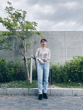 「H&M（エイチ・アンド・エム）のアイテム（ブーティ）」を使った、kateさん（レディース・156cm）の春コーディネート