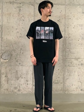 「IKE BEHAR（アイクベーハー）のアイテム」を使った、丸一さん（メンズ・174cm）の夏コーディネート