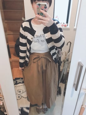 「CALINER（カリネ）のアイテム」を使った、hihihiさん（レディース・153cm）の春コーディネート
