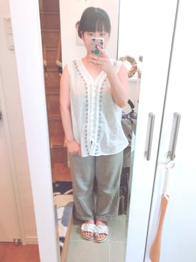 hihihiさん（レディース・153cm）の夏コーディネート
