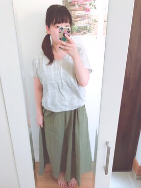 hihihiさん（レディース・153cm）の夏コーディネート