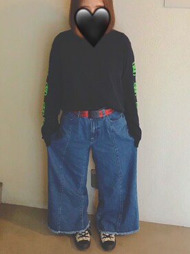 「NEFF（ネフ）のアイテム」を使った、しーたろさん（レディース・153cm）の春コーディネート