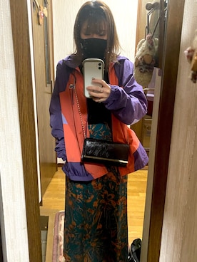 「アイテム（その他アウター、ピンク系）」を使った、Mさん（レディース・150cm）の春コーディネート