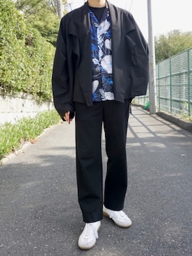 「やっぱりストリートが好き」｜「アイテム（ブルゾン）」を使った、yamadaさん（メンズ・170cm）の秋コーディネート